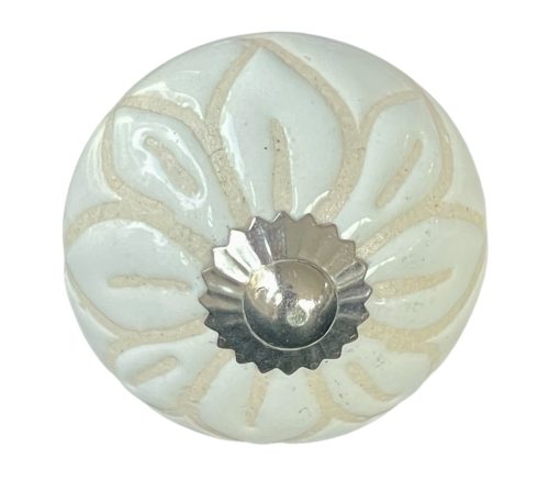 Vintage stílusú porcelán bútorgomb