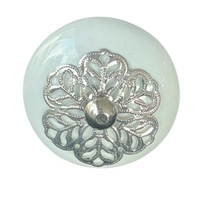 Vintage stílusú porcelán bútorgomb