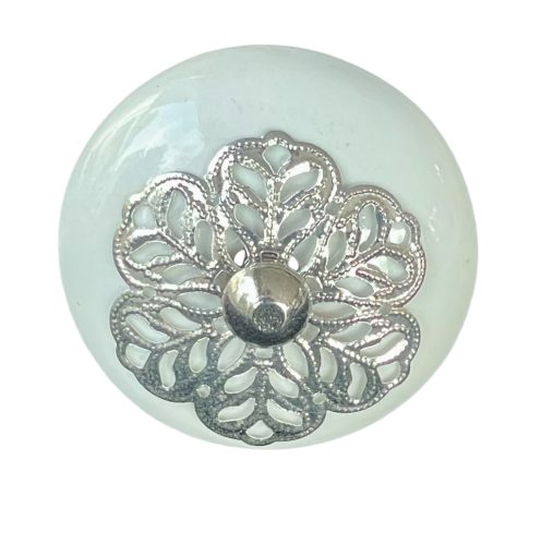 Vintage stílusú porcelán bútorgomb