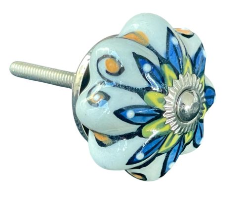 Vintage stílusú porcelán bútorgomb