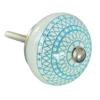 Vintage stílusú porcelán bútorgomb