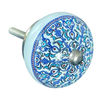 Vintage stílusú porcelán bútorgomb