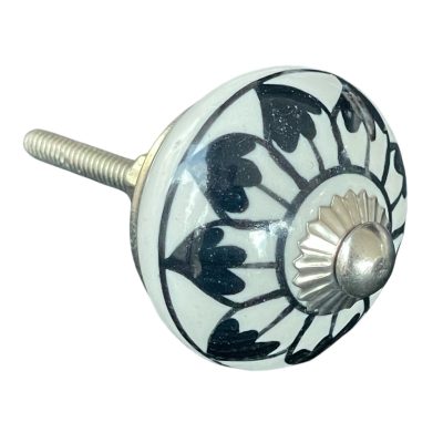 Vintage stílusú porcelán bútorgomb