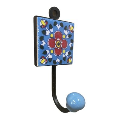 1 akasztós kerámia betétes fogas 5x12 cm méretű