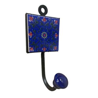 1 akasztós kerámia betétes fogas 5x12 cm méretű