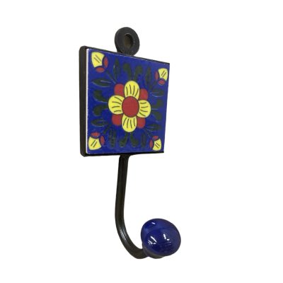 1 akasztós kerámia betétes fogas 5x12 cm méretű