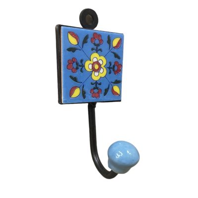 1 akasztós kerámia betétes fogas 5x12 cm méretű