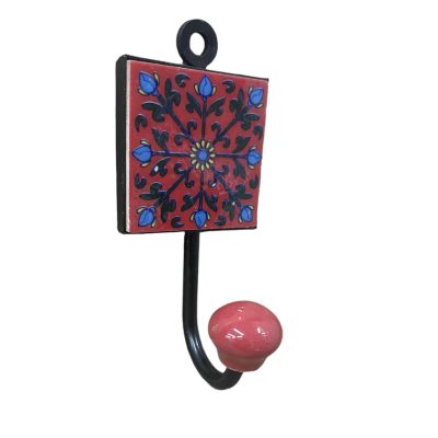 1 akasztós kerámia betétes fogas 5x12 cm méretű