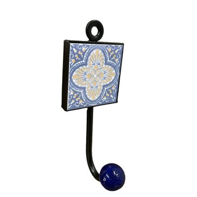 1 akasztós kerámia betétes fogas 5x12 cm méretű