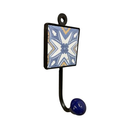 1 akasztós kerámia betétes fogas 5x12 cm méretű