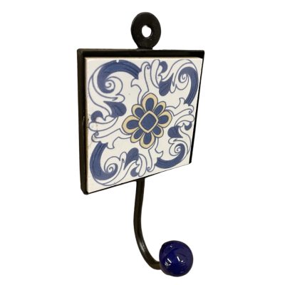 1 akasztós kerámia betétes fogas 8x14 cm méretű