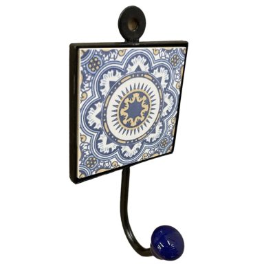 1 akasztós kerámia betétes fogas 8x14 cm méretű