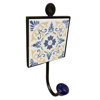 1 akasztós kerámia betétes fogas 8x14 cm méretű