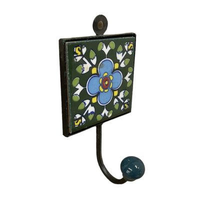 1 akasztós kerámia betétes fogas 8x14 cm méretű