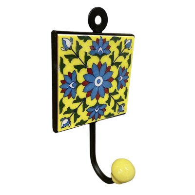 1 akasztós kerámia betétes fogas 8x14 cm méretű