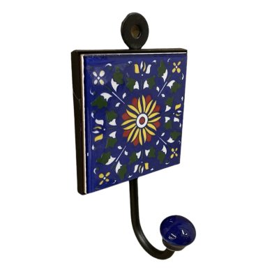 1 akasztós kerámia betétes fogas 8x14 cm méretű