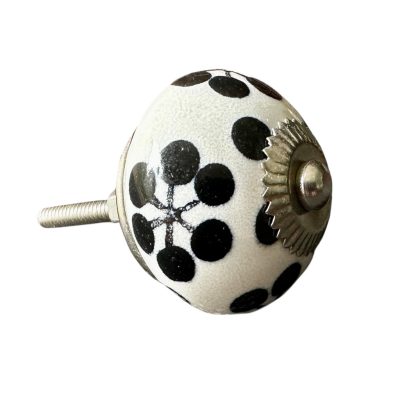 Vintage stílusú porcelán bútorgomb