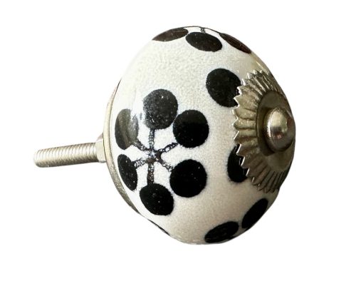 Vintage stílusú porcelán bútorgomb