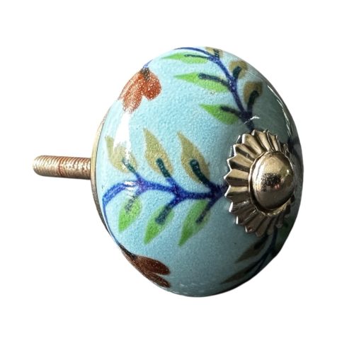 Vintage stílusú porcelán bútorgomb