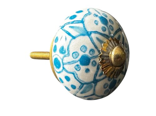 Vintage stílusú porcelán bútorgomb