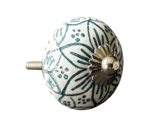Vintage stílusú porcelán bútorgomb