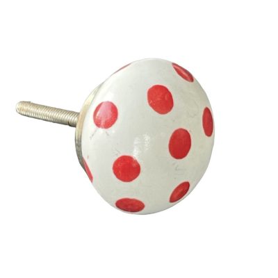 Vintage stílusú porcelán bútorgomb