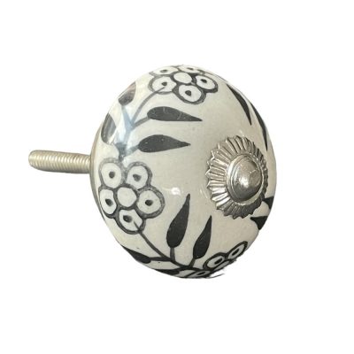 Vintage stílusú porcelán bútorgomb