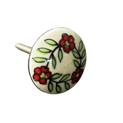 Vintage stílusú porcelán bútorgomb