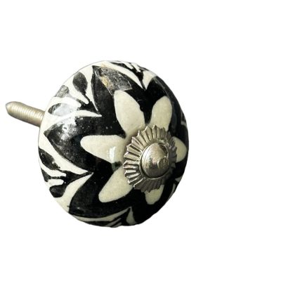 Vintage stílusú porcelán bútorgomb