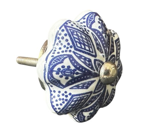 Vintage stílusú porcelán bútorgomb
