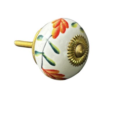 Vintage stílusú porcelán bútorgomb