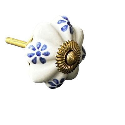 Vintage stílusú porcelán bútorgomb