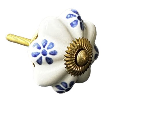 Vintage stílusú porcelán bútorgomb