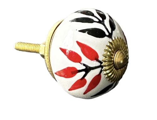 Vintage stílusú porcelán bútorgomb