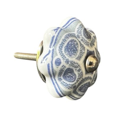 Vintage stílusú porcelán bútorgomb
