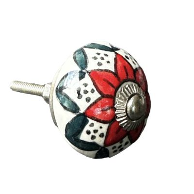 Vintage stílusú porcelán bútorgomb