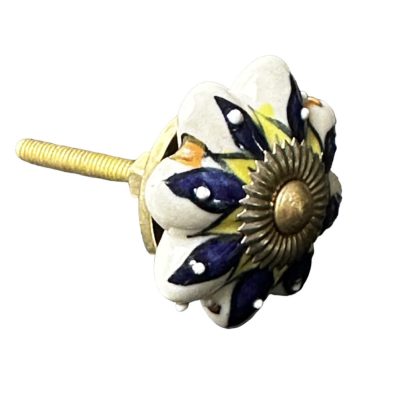 Vintage stílusú porcelán bútorgomb