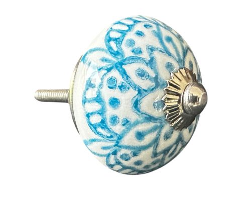 Vintage stílusú porcelán bútorgomb