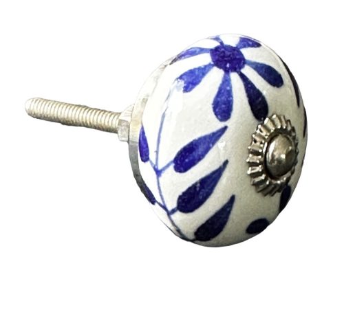 Vintage stílusú porcelán bútorgomb