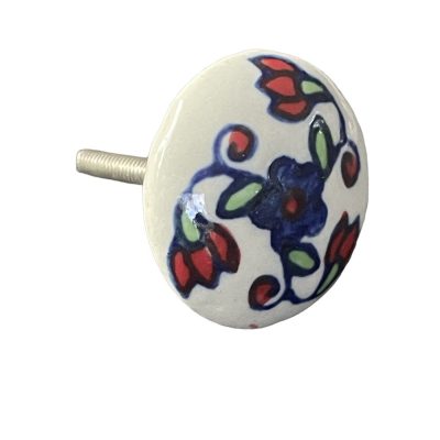 Vintage stílusú porcelán bútorgomb