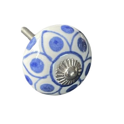 Vintage stílusú porcelán bútorgomb