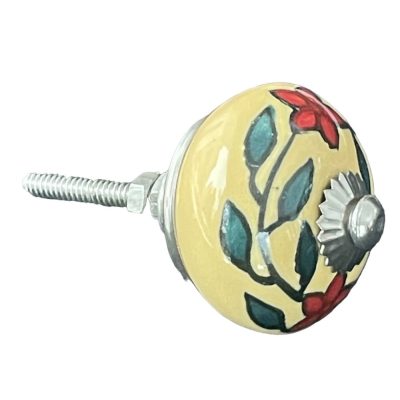 Vintage stílusú porcelán bútorgomb