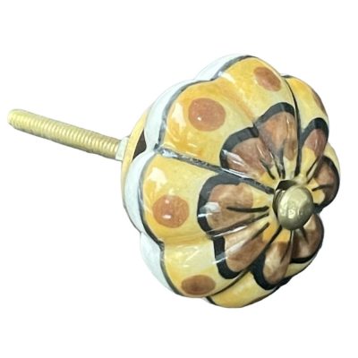 Vintage stílusú porcelán bútorgomb