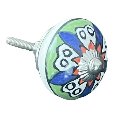 Vintage stílusú porcelán bútorgomb
