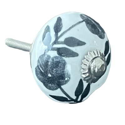 Vintage stílusú porcelán bútorgomb