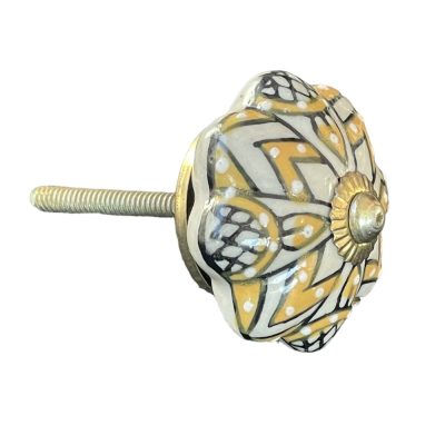 Vintage stílusú porcelán bútorgomb