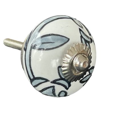 Vintage stílusú porcelán bútorgomb