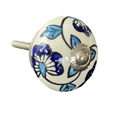 Vintage stílusú porcelán bútorgomb