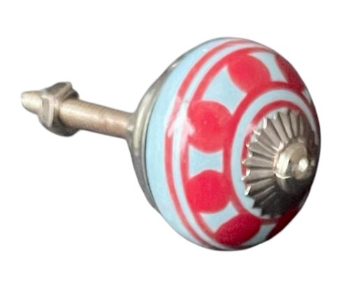 Kézzel festett vintage stílusú porcelán bútorgomb