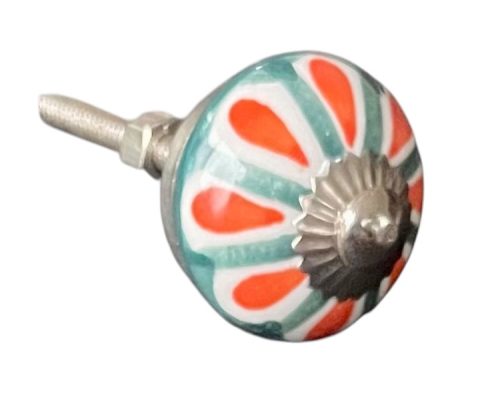 Kézzel festett vintage stílusú porcelán bútorgomb